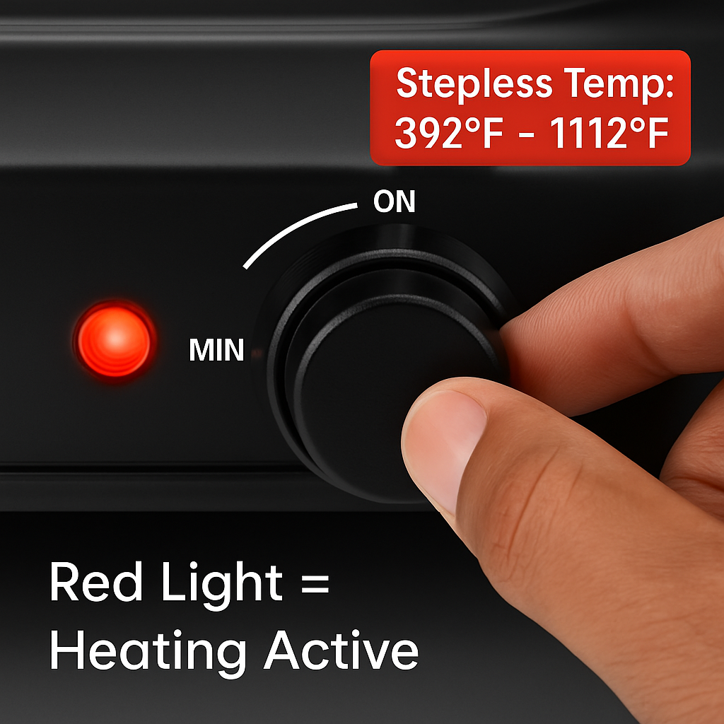 Infrared Single Burner Portable Hot Plate Stove