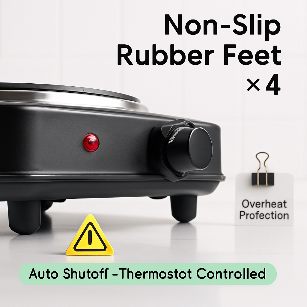 Infrared Single Burner Portable Hot Plate Stove