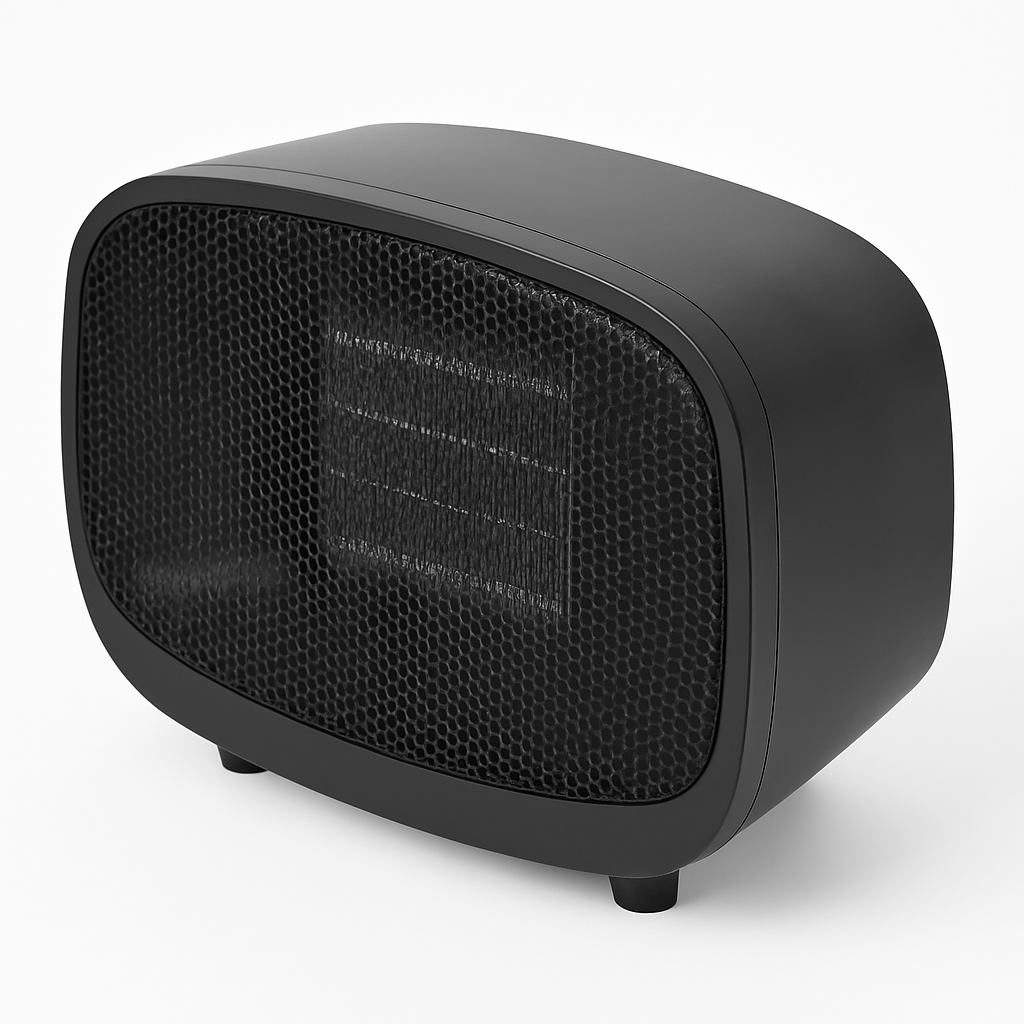 Portable Mini Electric Space Heater - 2 Heat Modes