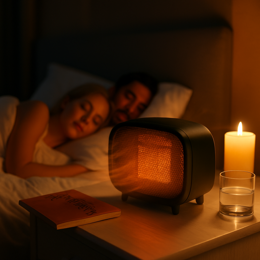 Portable Mini Electric Space Heater - 2 Heat Modes