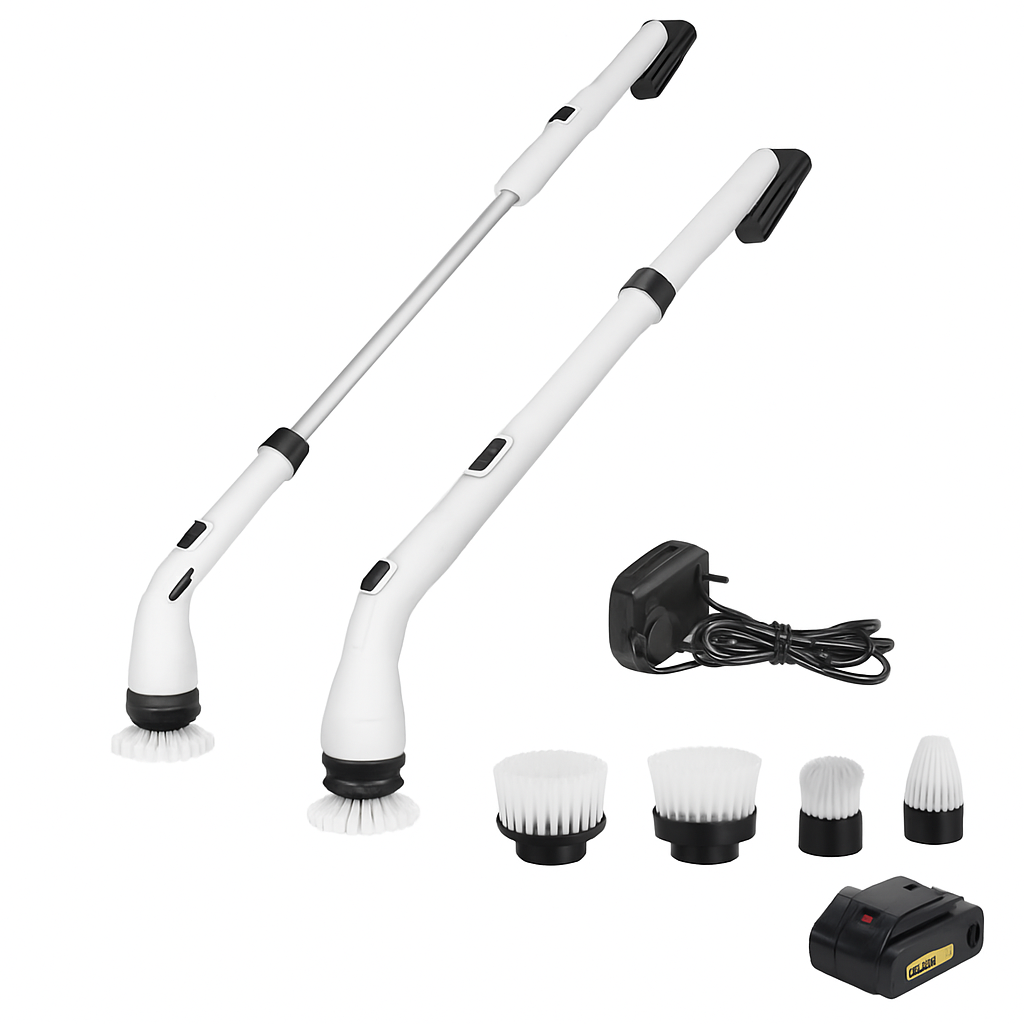Electric Spin Scrubber Cordless Handheld Cleaning Brush