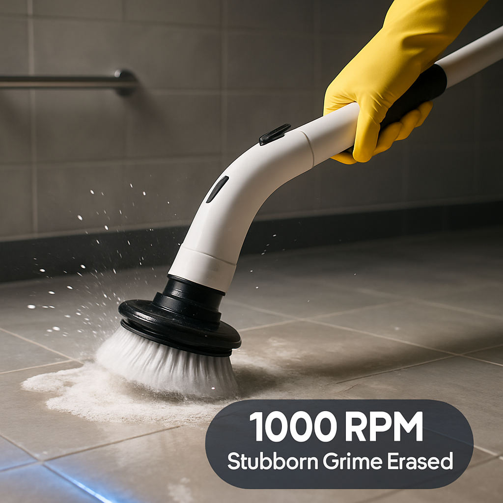 Electric Spin Scrubber Cordless Handheld Cleaning Brush