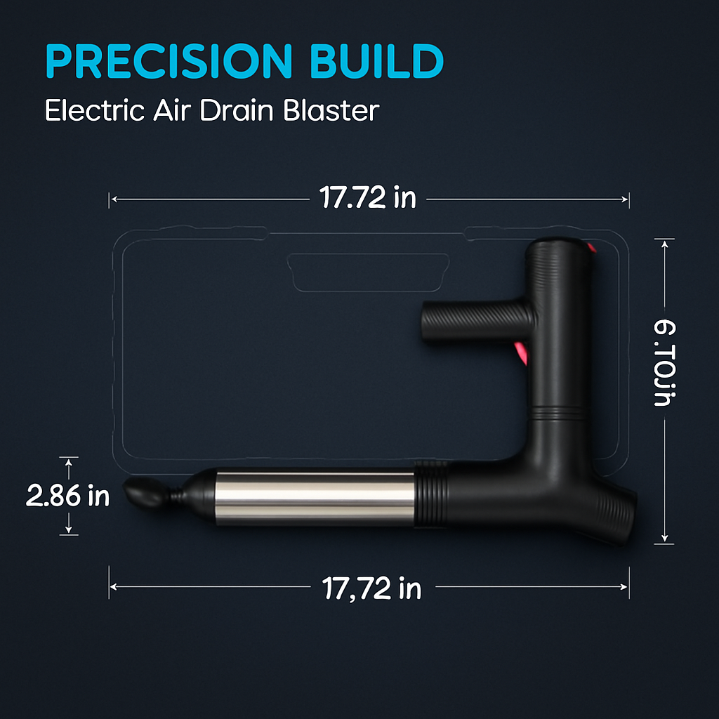 Electric Toilet Plunger with Real-Time Pressure Display