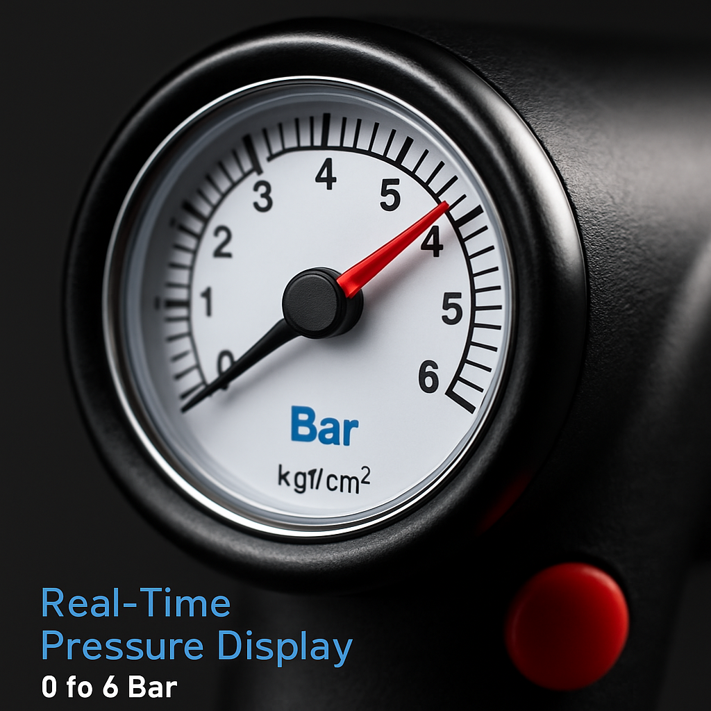 Electric Toilet Plunger with Real-Time Pressure Display