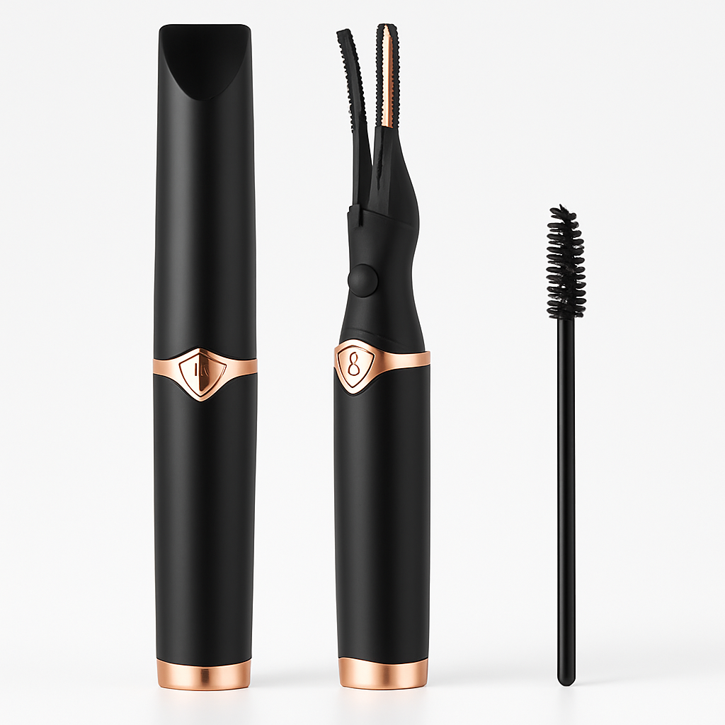 2 in 1 Clip Comb Heated Eyelash Curler for Home Use