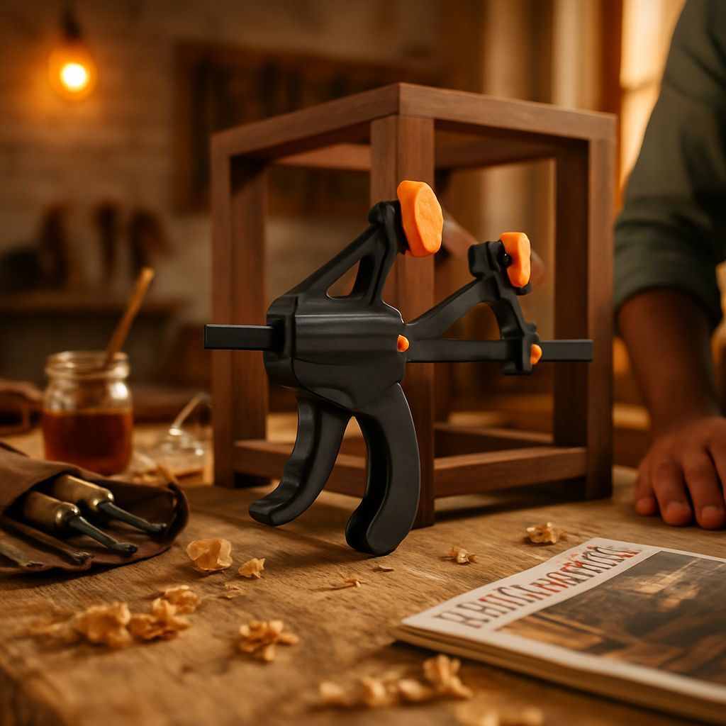 F Clamp Grip Set for Woodworking - Quick Release Clamps