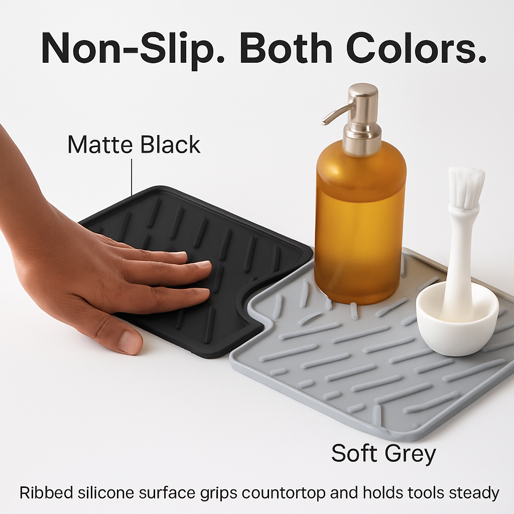 Silicone Faucet Mat for Kitchen Sink Splash Guard