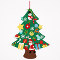 Felt Christmas Tree with Ornaments for Kids