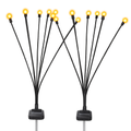 Solar Firefly Lights Swaying Pathway Lamps for Garden