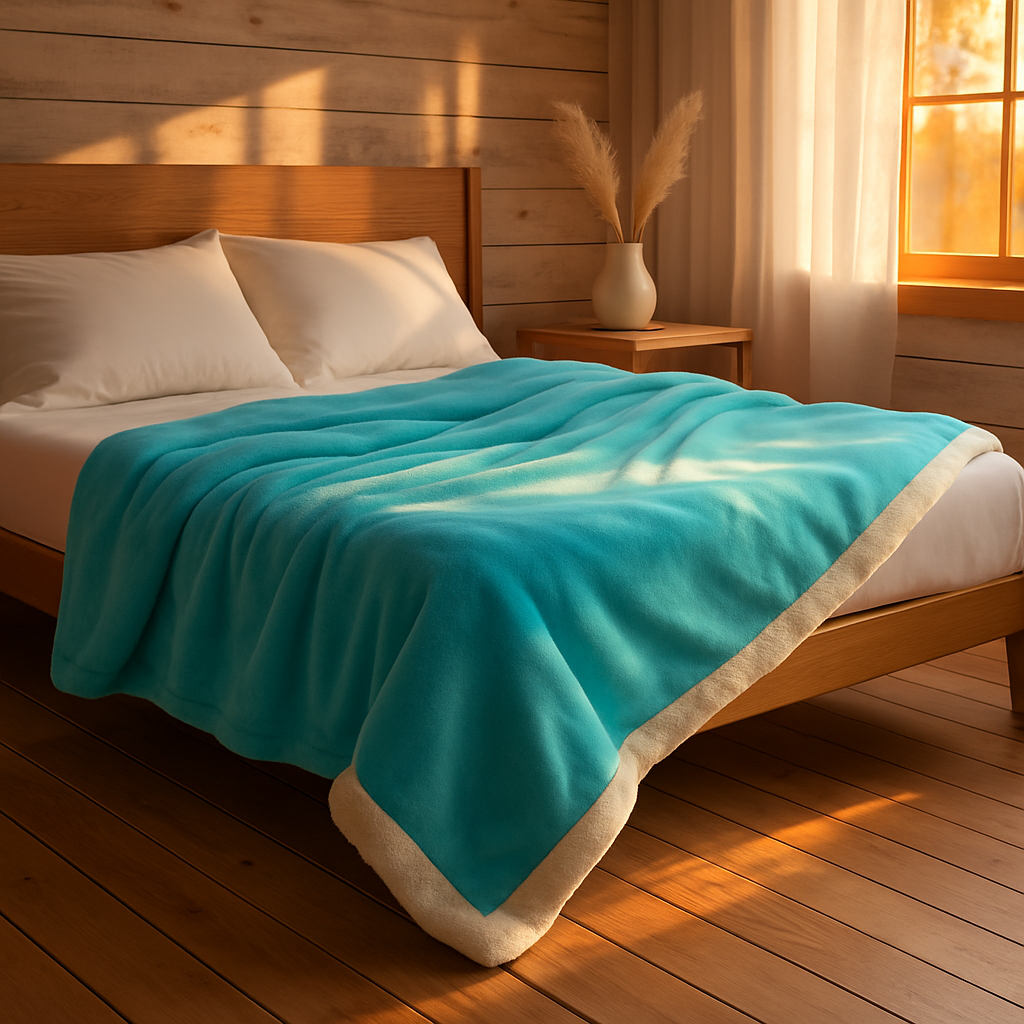 Fleece Throw Blanket - Cozy Double-Sided Microfiber Comfort
