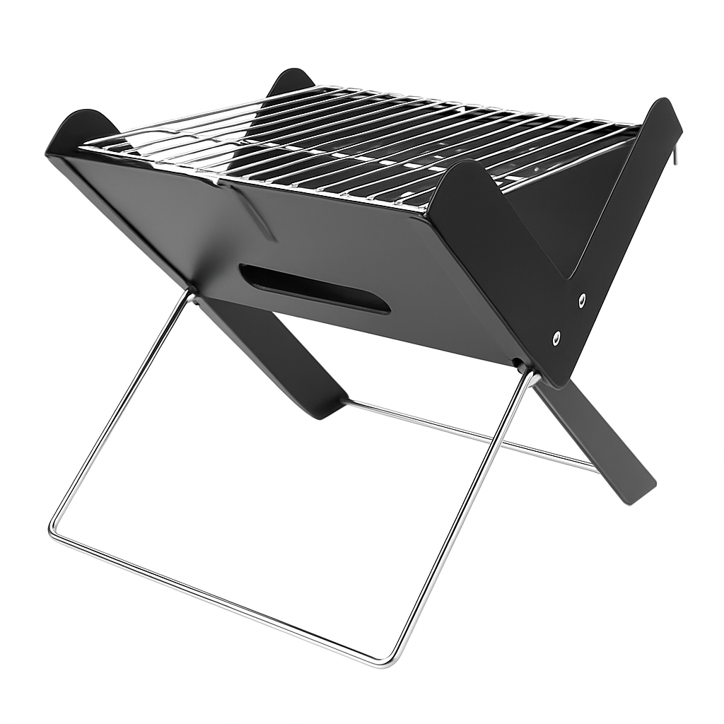 Foldable Charcoal BBQ Grill Portable X-Shape Tabletop