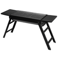 Foldable Charcoal BBQ Grill with Shelf for Camping