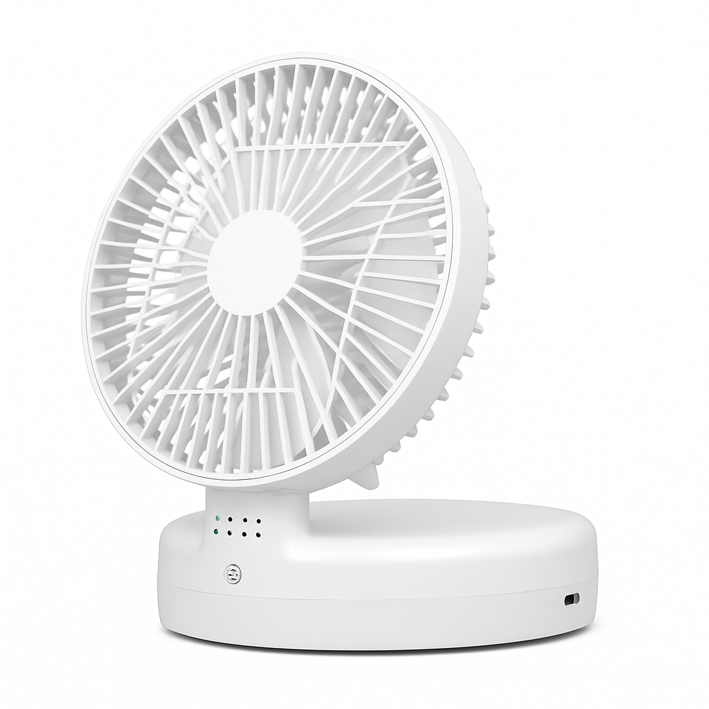Foldable Table Fan with Wall & Desk Mount
