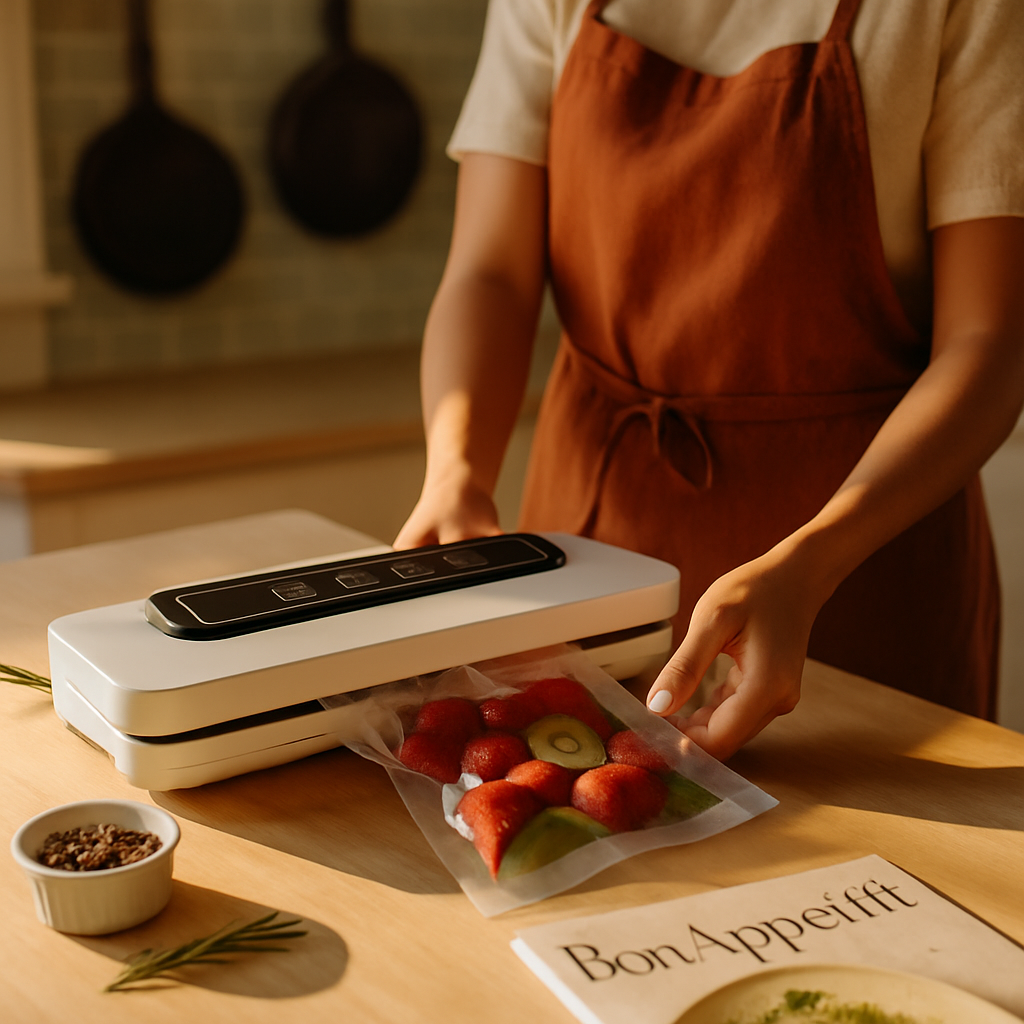 Vacuum Sealer Machine for Fresh Food with 10 Bags