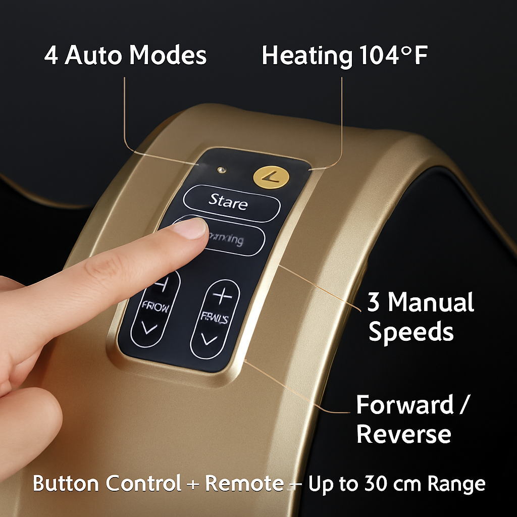 Shiatsu Foot Massager with Auto/Manual Modes