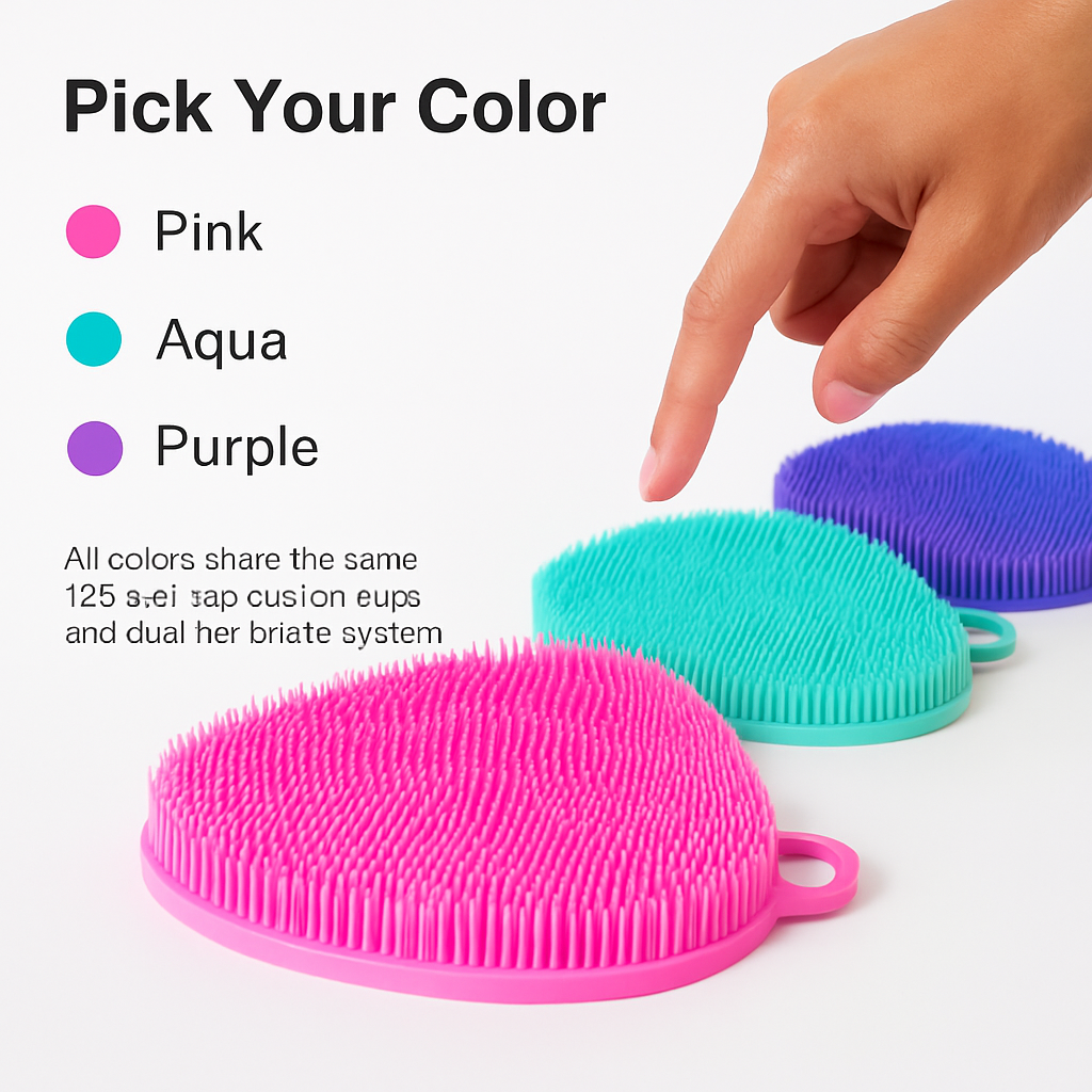 Foot Shower Scrubber Massager Aqua - Deep Clean & Comfort