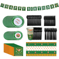 Baseball Party Dinnerware Set for 24 Guests