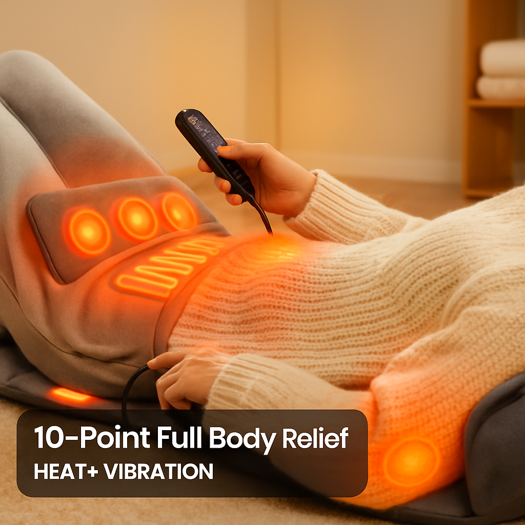 Full Body Massage Mat with Heat Vibration