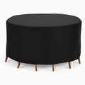 Circular Table Cover for 6-Seat Outdoor Furniture