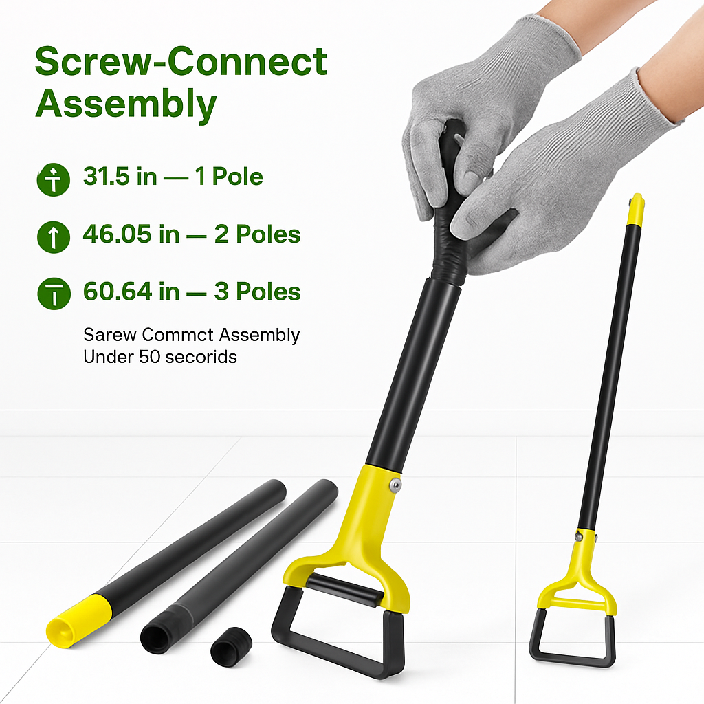 Adjustable Garden Hoe - Handheld Stirrup Weeder for Weeding