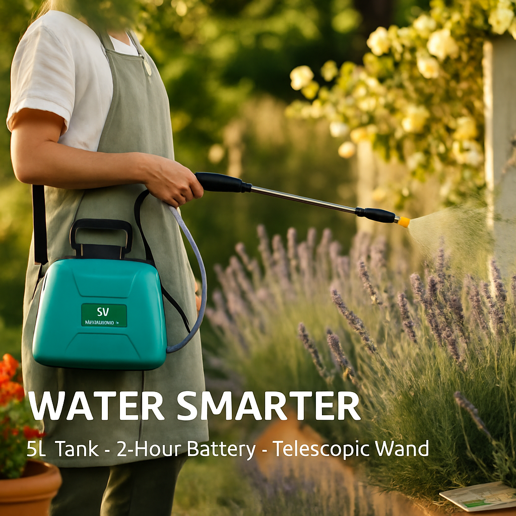 Garden Sprayer Battery Powered with Telescopic Wand