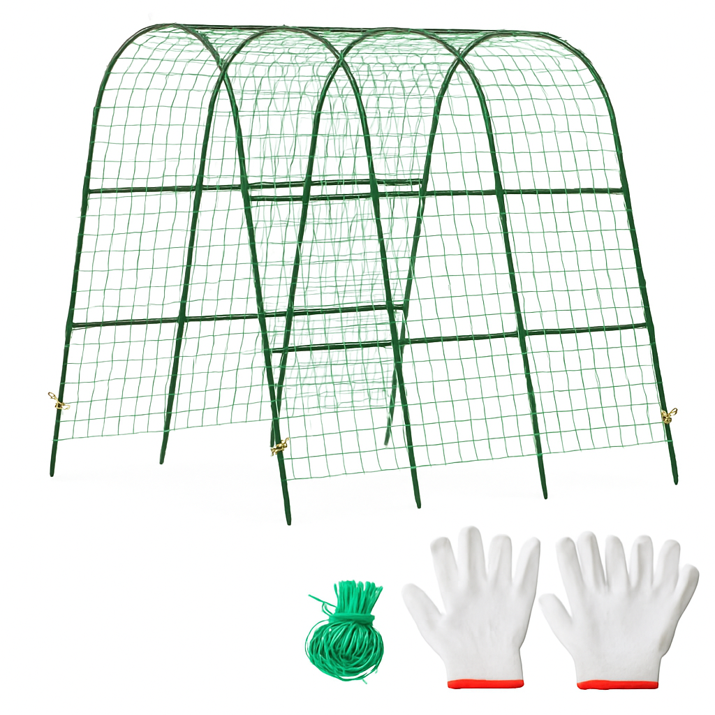 U-Shaped Garden Arch Trellis for Climbing Plants