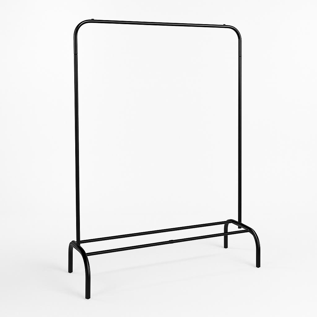 Freestanding Garment Rack for Home and Dormitory Storage