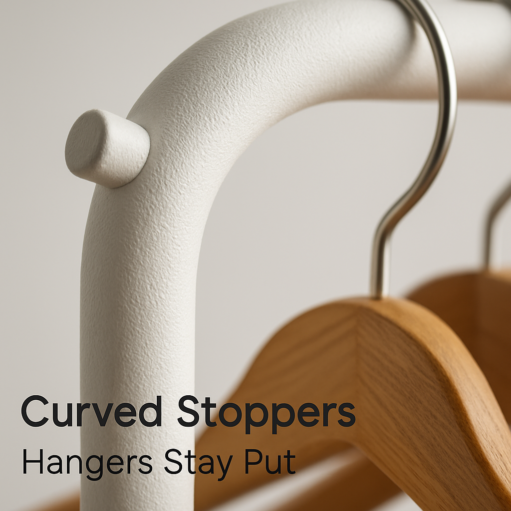Freestanding Garment Rack for Home and Dormitory Storage