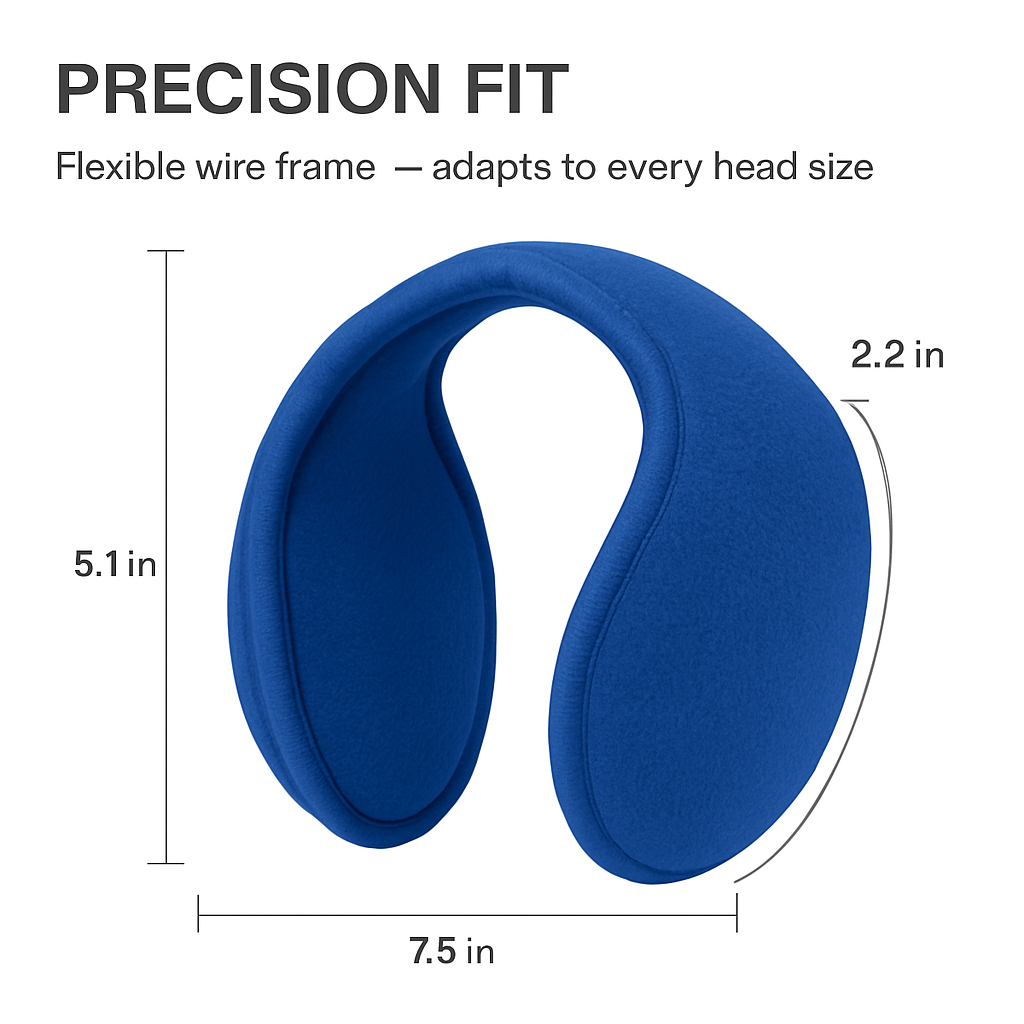 Ear Warmers for Winter - Unisex, Behind-the-Head