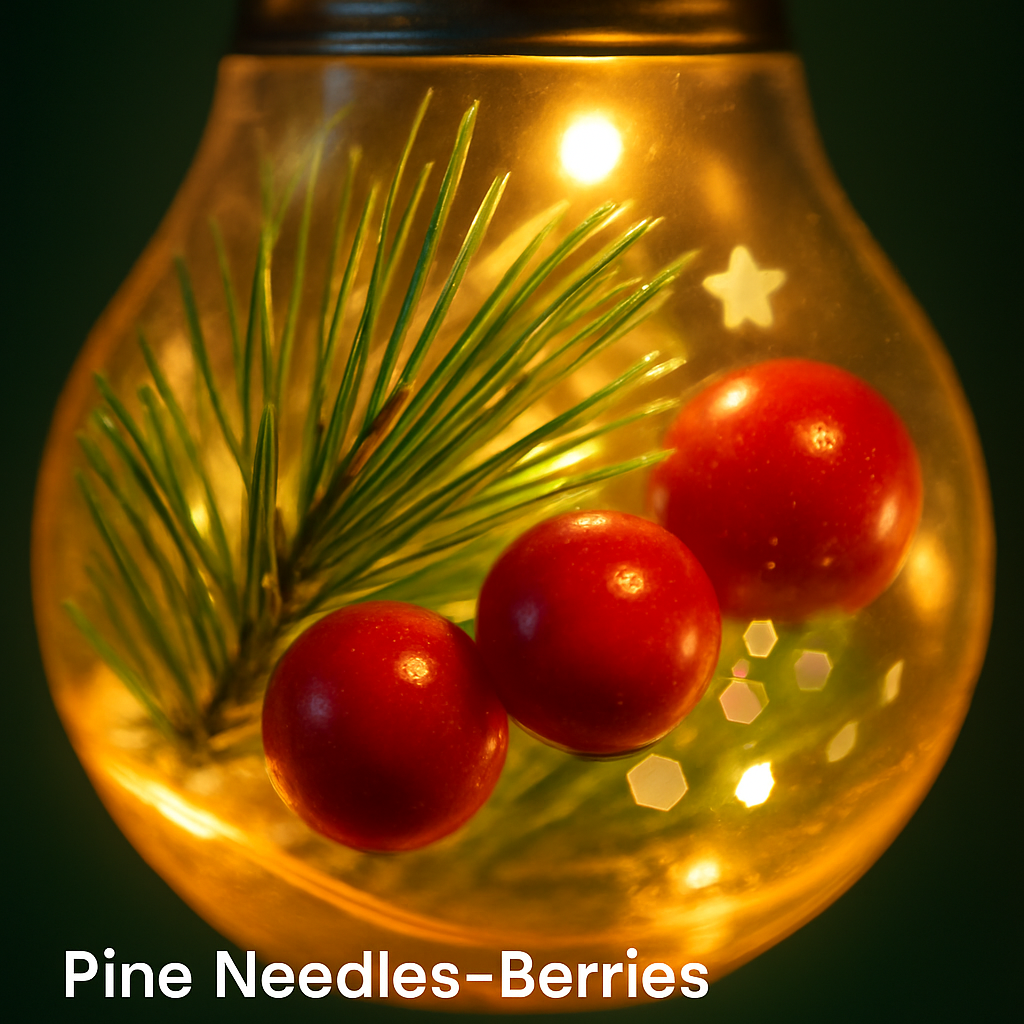Christmas Snow Globe String Light with 10 LED Bulbs