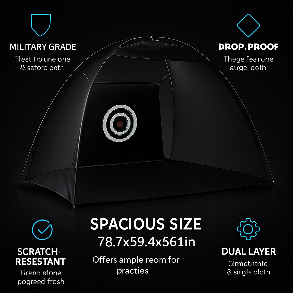 Golf Net for Indoor/Outdoor Practice - Hitting Nets