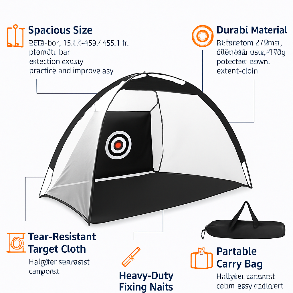 Golf Net for Indoor/Outdoor Practice - Hitting Nets