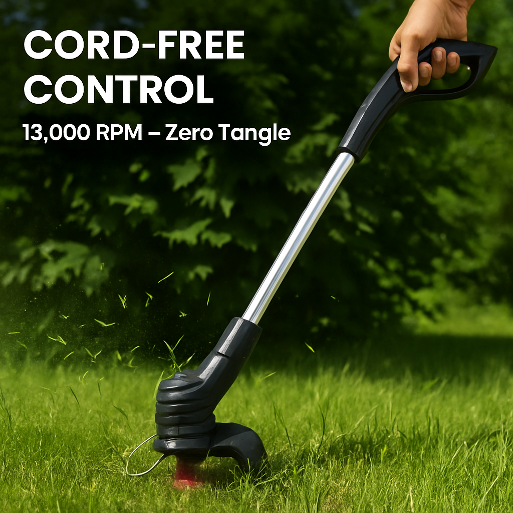 Electric Cordless Grass Trimmer for Lawn and Garden