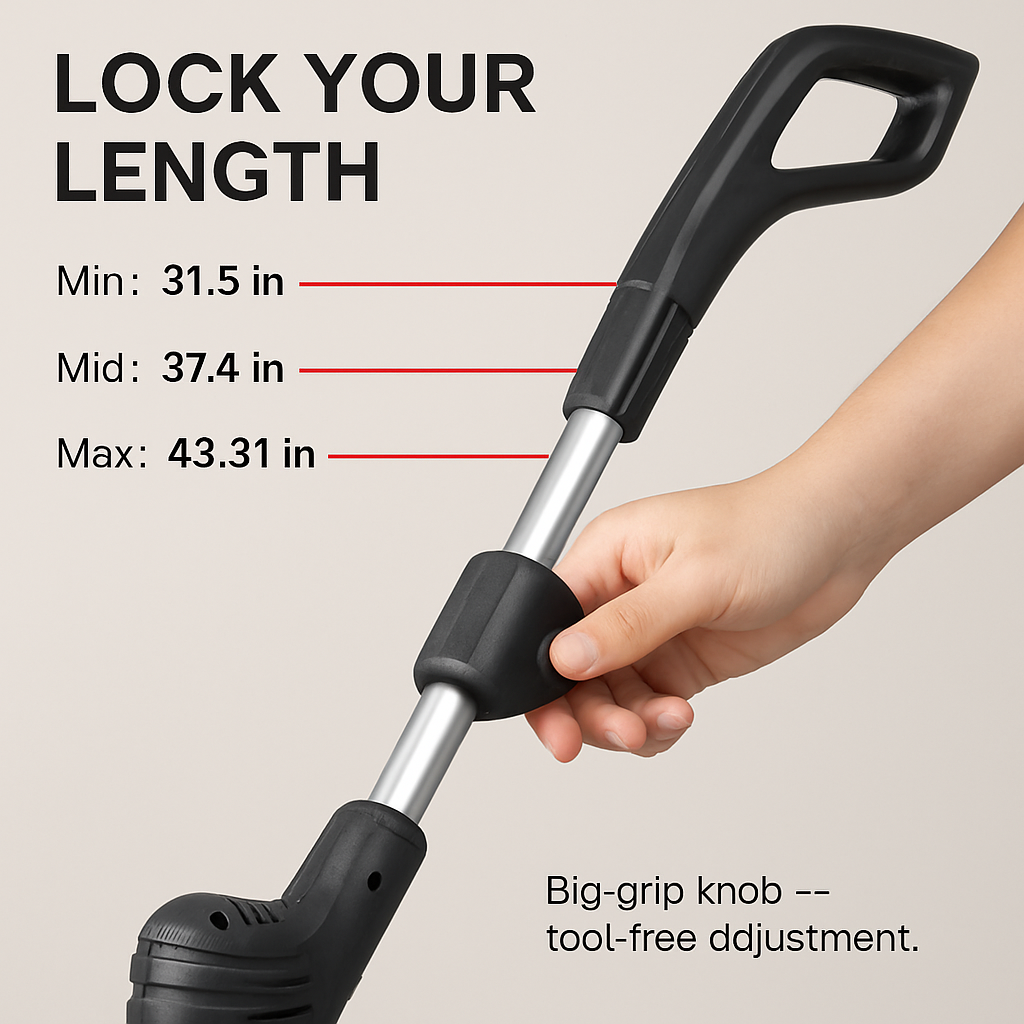 Electric Cordless Grass Trimmer for Lawn and Garden