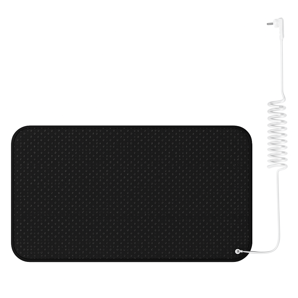 Grounding Mat for Bed with 15ft Cord – Sleep & Pain Relief