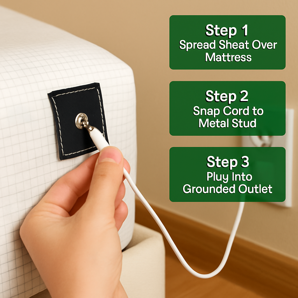 Grounding Sheet Queen Size Cotton Blend Organic