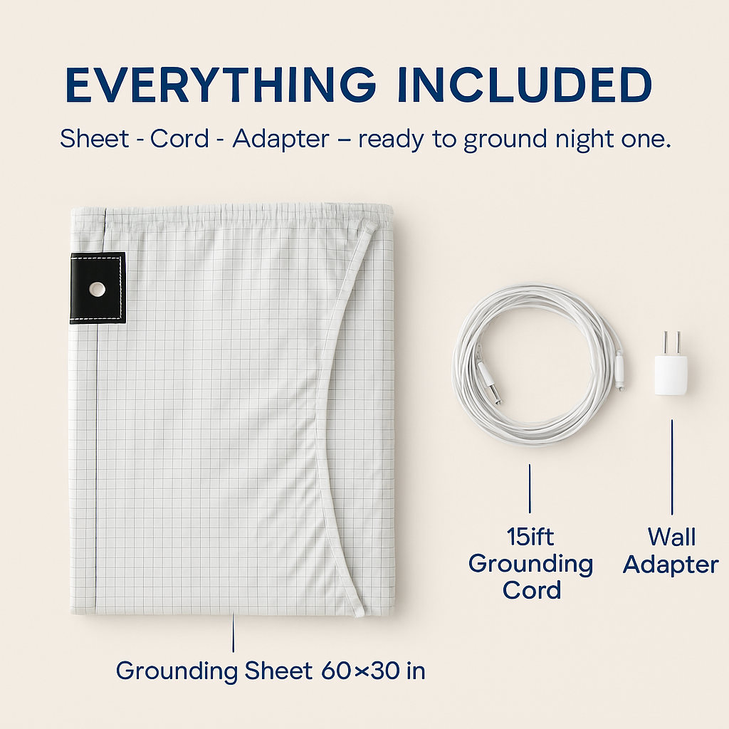 Grounding Sheet Queen Size Cotton Blend Organic