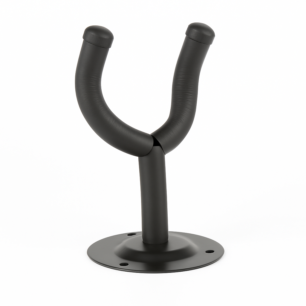 Wall Mount Guitar Hanger Padded Steel Guitar Bracket Holder Hook Rack For Electric Acoustic Bass Guitars