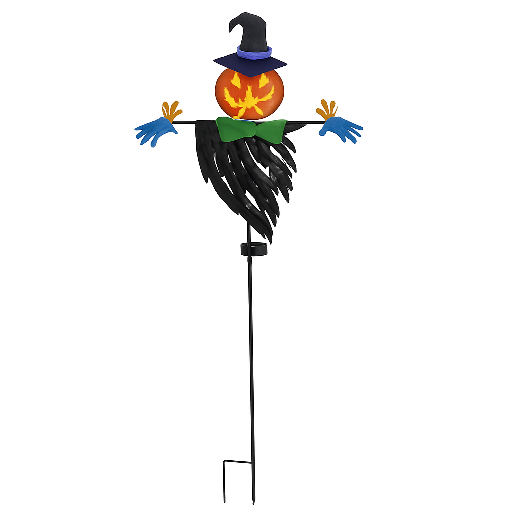 Scarecrow Shape Halloween Decoration Light for Garden