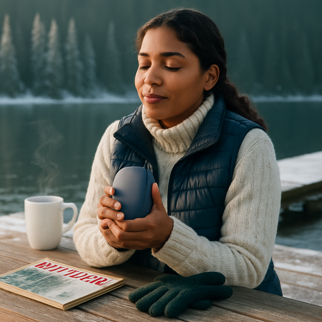 Double-Sided Hand Warmer with Quick Heat