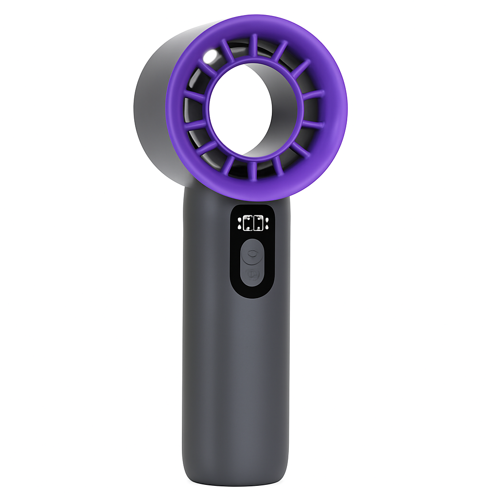 Handheld Fan with Ice Cooler: Powerful Portable Cooling