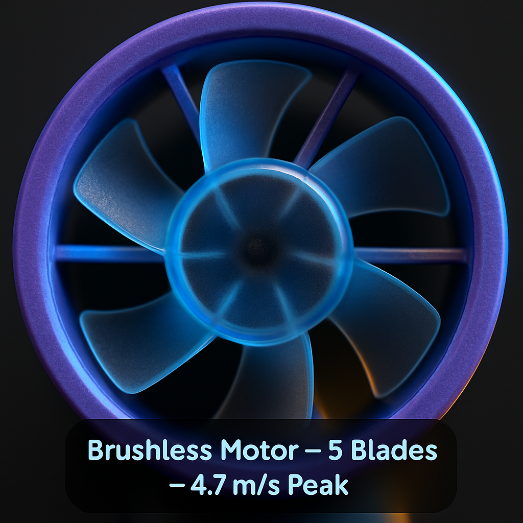 Handheld Fan with Ice Cooler: Powerful Portable Cooling