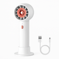 Portable Handheld Fan Ideal for Travel & Desk White