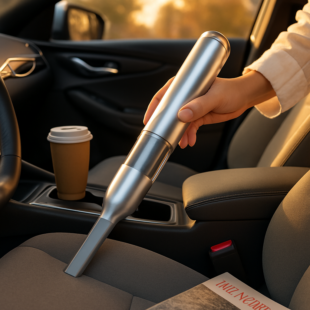 Cordless Handheld Car Vacuum Cleaner with LED Light