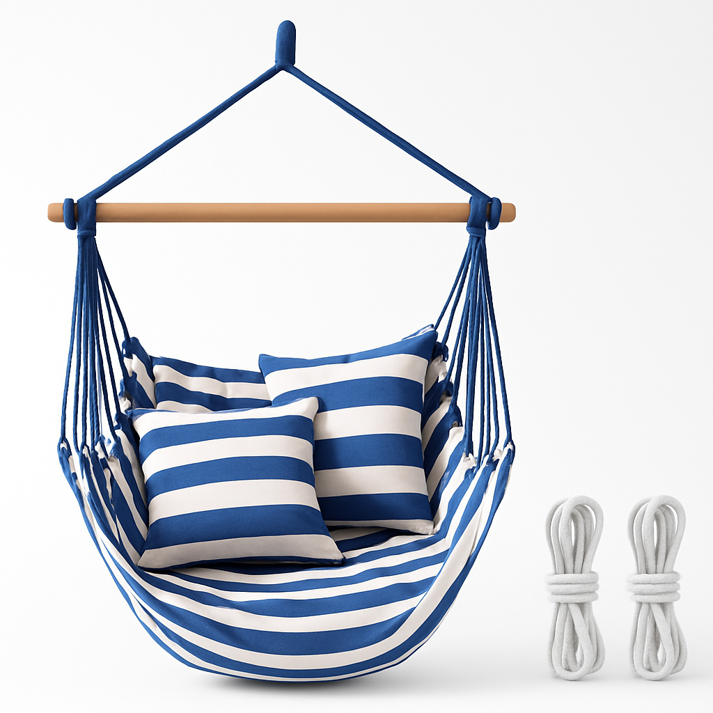 Hammock Hanging Chair Canvas Porch Patio Swing Seat