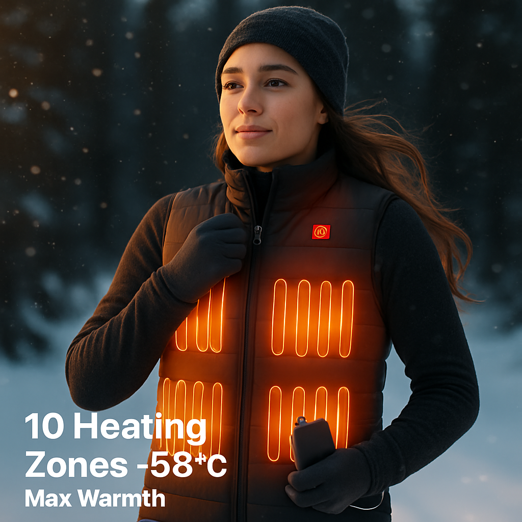 Heat Jacket Vest for Winter Outdoor Wear