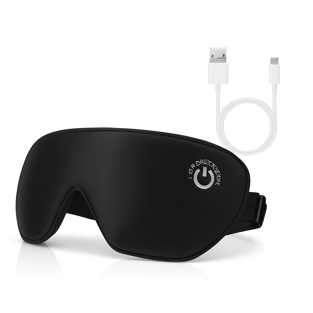 Cordless Silk Eye Mask for Dry Eyes - Comfortable Warmt