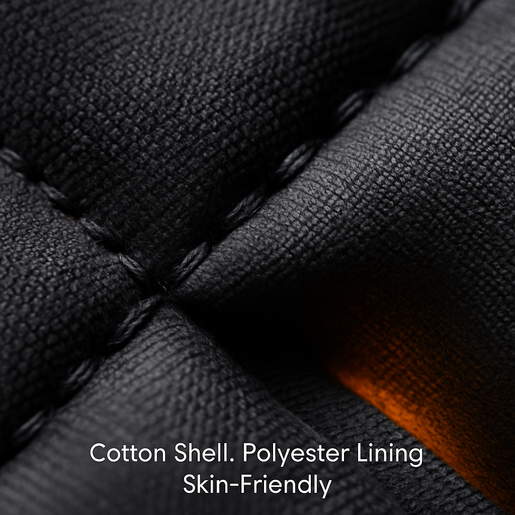 Heated Jacket - Lightweight Hooded Coat for Winter Warmth