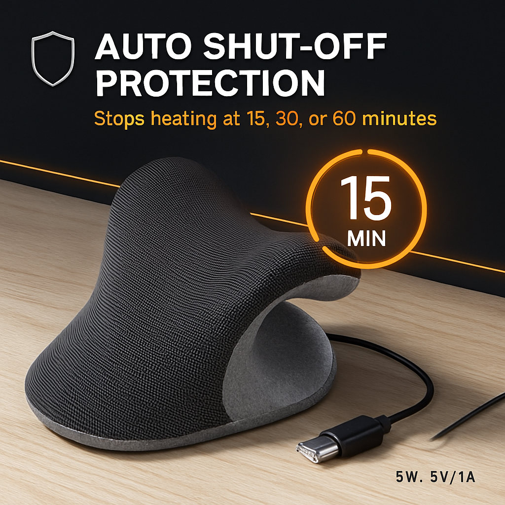 Heated Neck Stretcher with Graphene Heating Pad