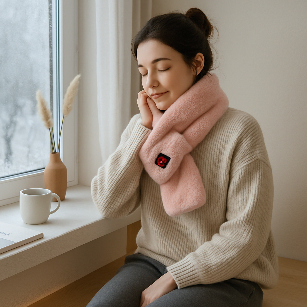 Electric Heated Scarf with USB Power - Unisex